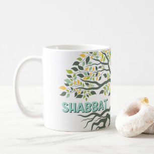 Shabbat Shalom Levensboom Ez Hachaim Joods Koffiemok