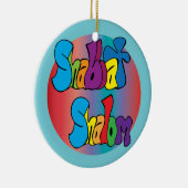 Shabbat Shalom Ornament (Rechts)