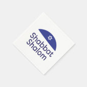 Shabbat Shalom Paper Napkin Servet (Hoek)