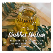 Shabbat Shalom Perfect Poster (Voorkant)