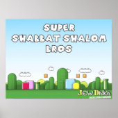 Shabbat Shalom Poster (Voorkant)