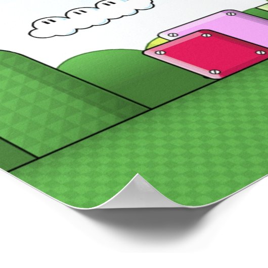 Shabbat Shalom Poster (Hoek)