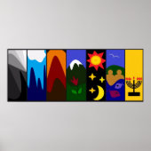 Shabbat Shalom Poster (Voorkant)