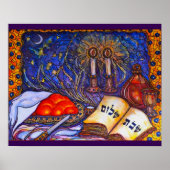 Shabbat Shalom Poster (Voorkant)