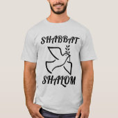 SHABBAT SHALOM T-SHIRTS (Voorkant)