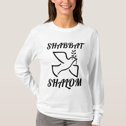 SHABBAT SHALOM T-SHIRTS (Voorkant)