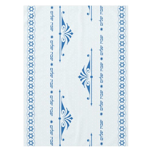Shabbat Shalom Tablecloth Tafelkleed (Voorkant)