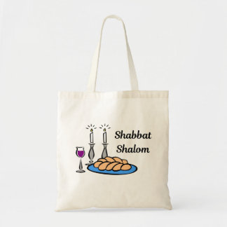 Shabbat Shalom-Tas Tote Bag