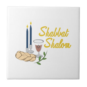 Shabbat Shalom Tegeltje