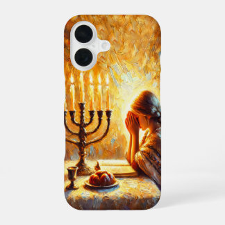 Shabbat sjalom iPhone 16 hoesje