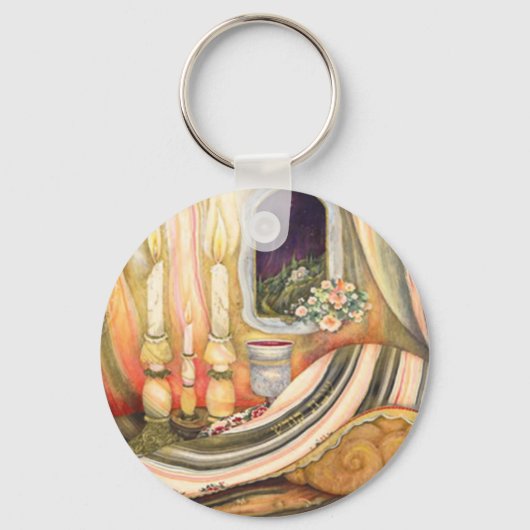 Shabbat Sleutelhanger (Voorkant)