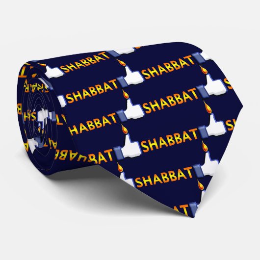 Shabbat Stropdas (Opgerold)