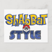 Shabbat Style Briefkaart (Voorkant)