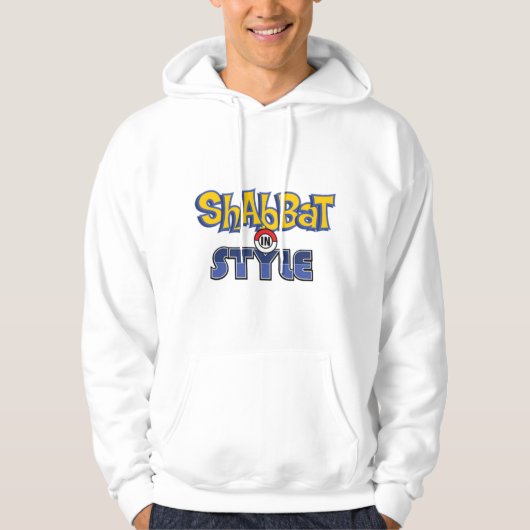 Shabbat Style Hoodie (Voorkant)