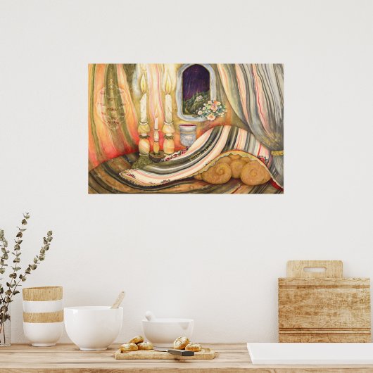 Shabbat-tabel Poster (Keuken)