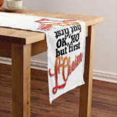 Shabbat-tafelloper Lechaim, Kiddush Korte Tafelloper (Voorbeeld)