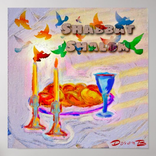 Shabbat today poster (Voorkant)