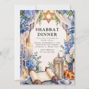 Shabbos Diner Shabbat Diner Joodse Familie Kaart