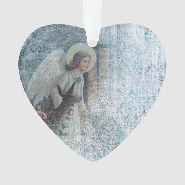 Shabby Angel Acryl Ornament (voorkant)