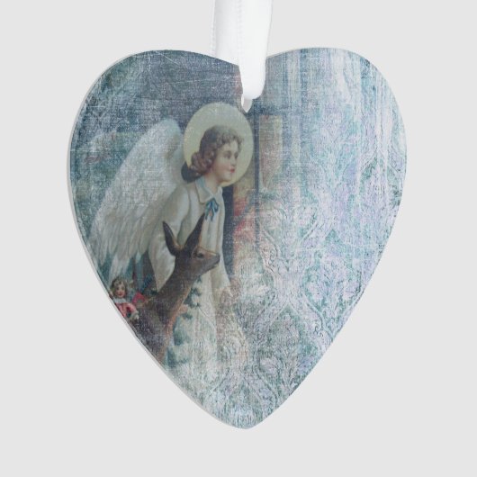 Shabby Angel Acryl Ornament (voorkant)