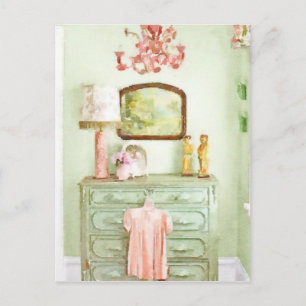 Shabby Bedroom Briefkaart