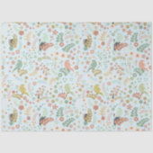 Shabby Birds & Branches Blue Tissuepapier (Voorkant)