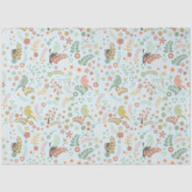 Shabby Birds & Branches Blue