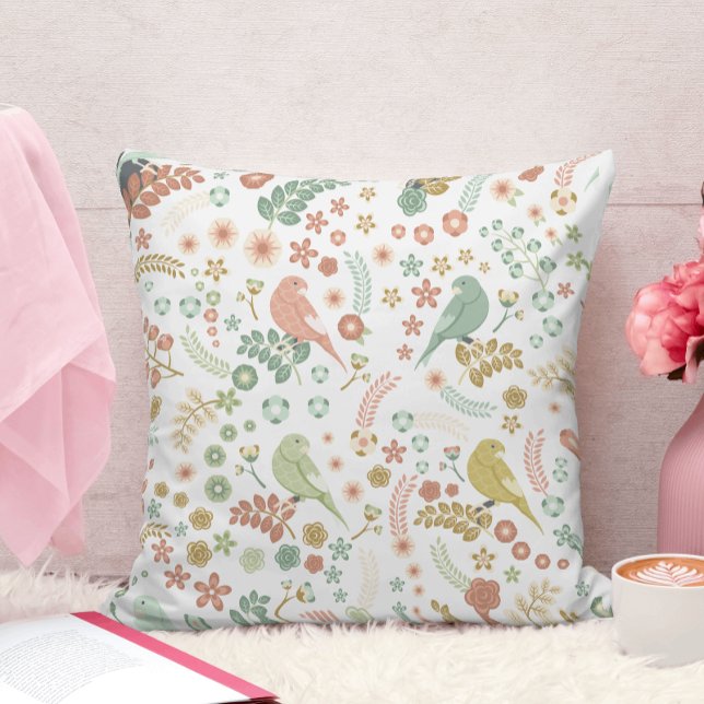 Shabby Birds & Branches Kussen (Creator heeft geüpload)