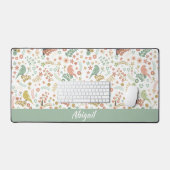 Shabby Birds & Branches Personalized Bureaumat (Keyboard & Muis)