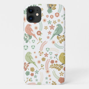 Shabby Birds & Branches White Case-Mate iPhone Case