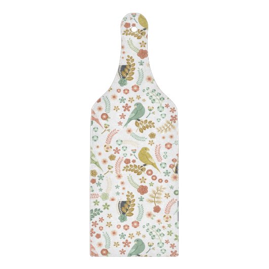 Shabby Birds & Branches White Snijplank (Voorkant)