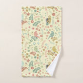 Shabby Birds & Branches Yellow Bad Handdoek (Handdoek)