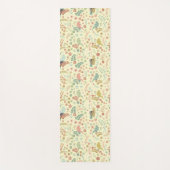Shabby Birds & Branches Yellow Yogamat (Voorkant)