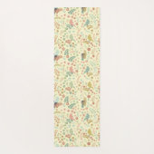 Shabby Birds & Branches Yellow Yogamat (Achterkant)