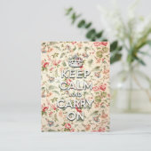 Shabby blijft kalm en rustig door briefkaart (Staand voorkant)