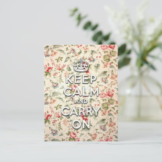 Shabby blijft kalm en rustig door briefkaart (Staand voorkant)