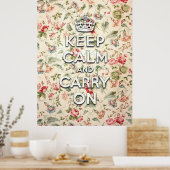 Shabby blijft kalm en rustig door poster (Keuken)