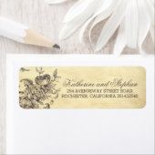  Shabby Bloeit Bruiloft Etiket (Insitu)