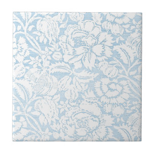 Shabby Blue French Toile Tegeltje