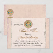 Shabby Bridal Tea Party Kaart (Voorkant / Achterkant)