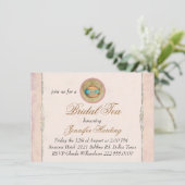 Shabby Bridal Tea Party Kaart (Staand voorkant)