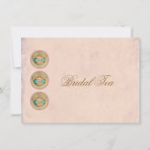 Shabby Bridal Tea Party Kaart (Achterkant)