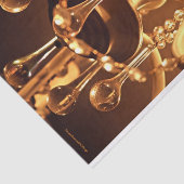 Shabby Chandelier Bling 1-Gold Tissuepapier (Detail)