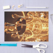 Shabby Chandelier Bling 1-Gold Tissuepapier (Craft)