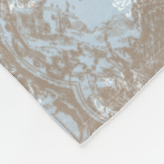 SHABBY CHIC 2 FLEECE DEKEN (Hoek)