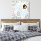 Shabby Chic 2 - Gewikkeld Canvas Afdruk (Insitu (Slaapkamer))