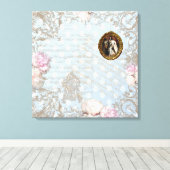 Shabby Chic 2 - Gewikkeld Canvas Afdruk (Insitu (Houten vloer))