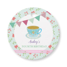 Shabby Chic Aftermiddag Tea Party Birthday Cute