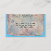 Shabby Chic Antiek Paris Style Visitekaartje (Achterkant)