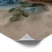 Shabby Chic Antiek Teddy Boy Poster (Hoek)